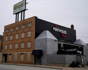 Exterior shot of The Penthouse Club Baltimore